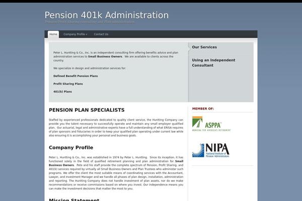 pension-401k-administration.com site used Thestation-new