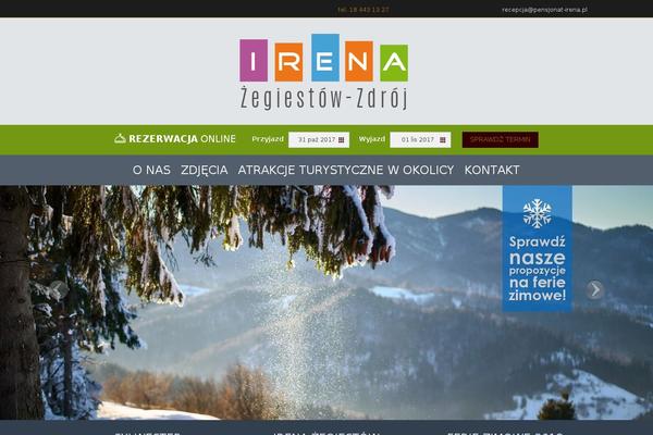 pensjonat-irena.pl site used Irena-2016-wp
