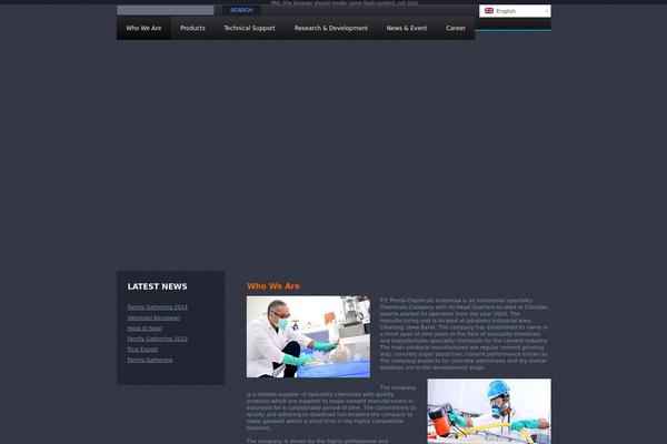 WordPress website example screenshot