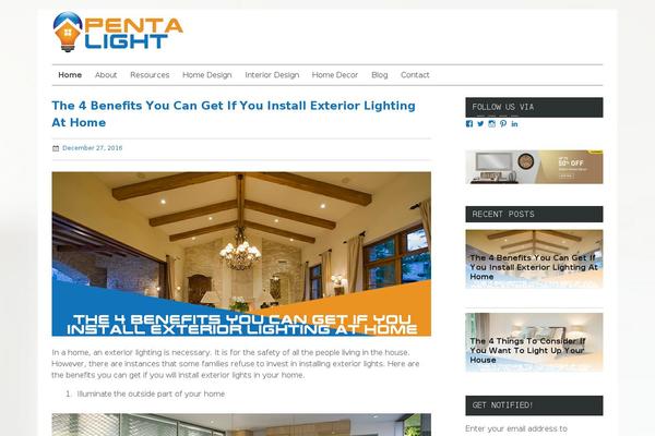 penta-light.com site used WPNepal Blog