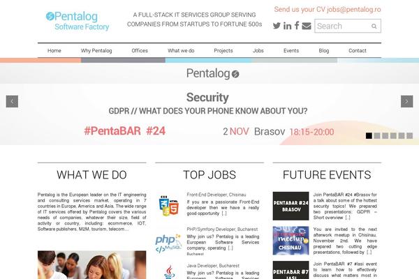 pentalog.ro site used Penta2018