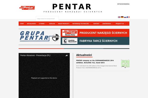 pentar.pl site used Pentar