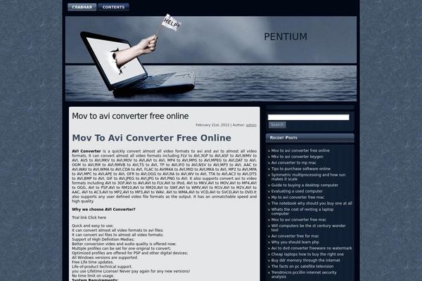 Computer_support theme site design template sample