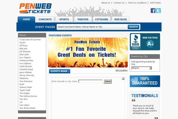 WordPress website example screenshot