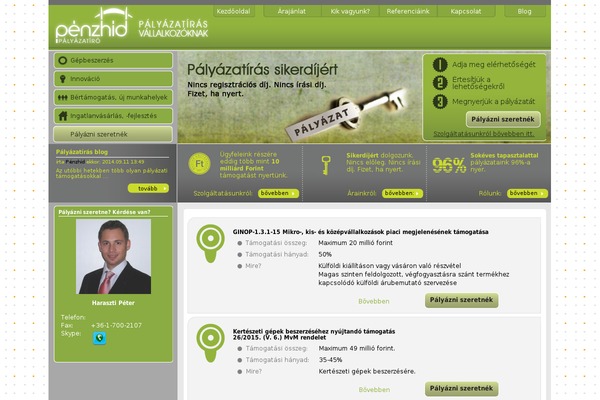 penzhid.hu site used Gepbeszerzes