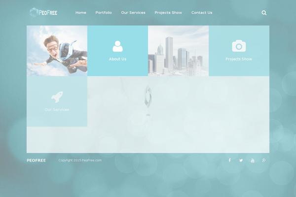 Bokeh theme site design template sample