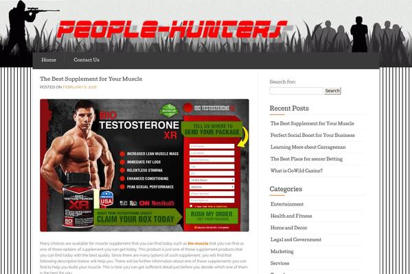 Publisher theme site design template sample