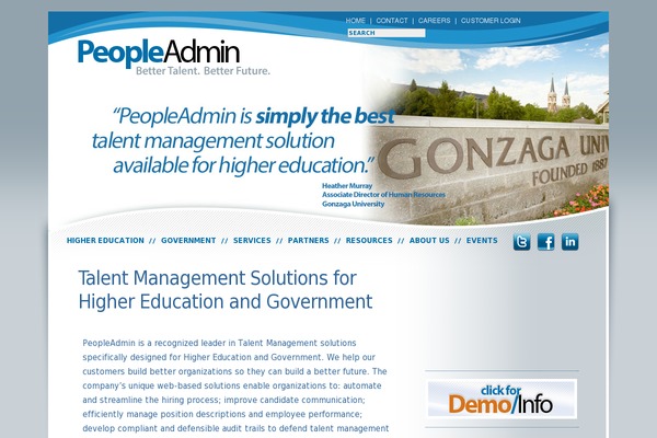 peopleadmin.com site used Peopleadmin