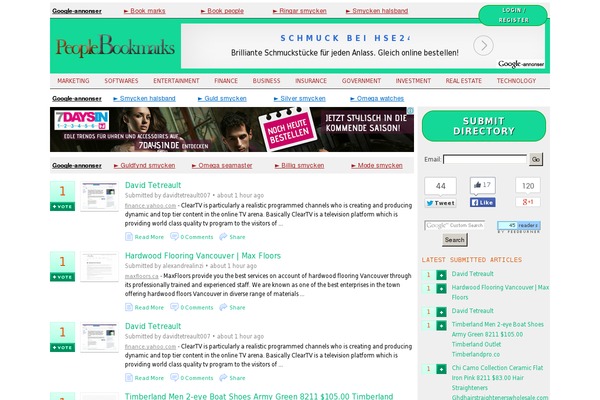 Submitpro theme site design template sample