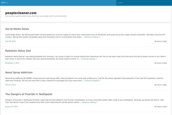 WordPress website example screenshot