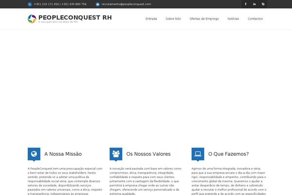 peopleconquest.com site used Envor