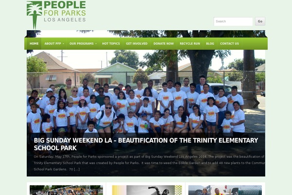 NonProfit theme site design template sample