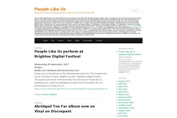 Twenty Seventeen theme site design template sample