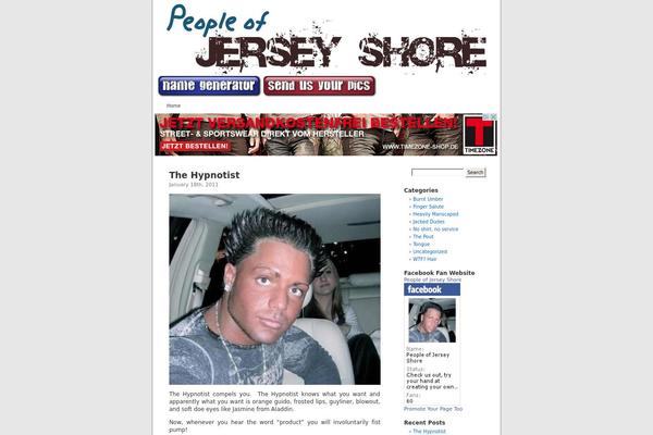peopleofjerseyshore.com site used Jersey