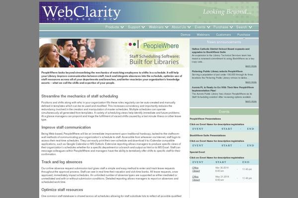 peoplewhere.com site used Webclarity