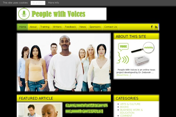 peoplewithvoices.com site used Foundation