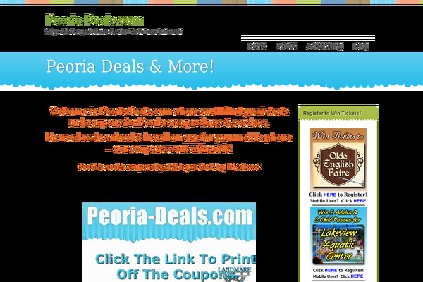 peoria-deals.com site used Kidzstore