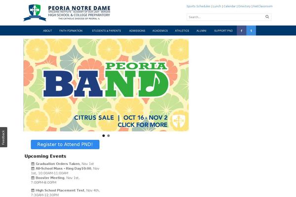 WordPress website example screenshot