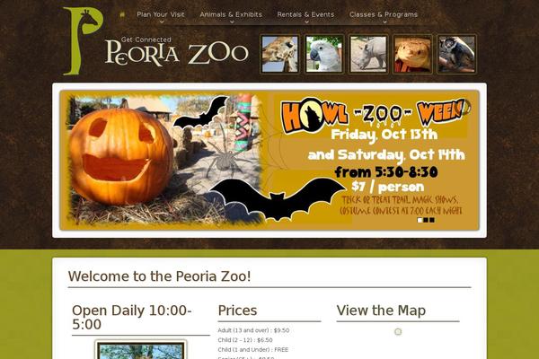 peoriazoo.org site used Peoriazoo