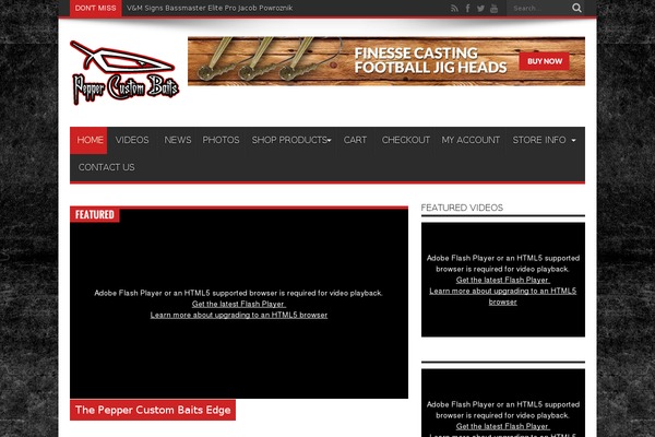 Jarida theme site design template sample