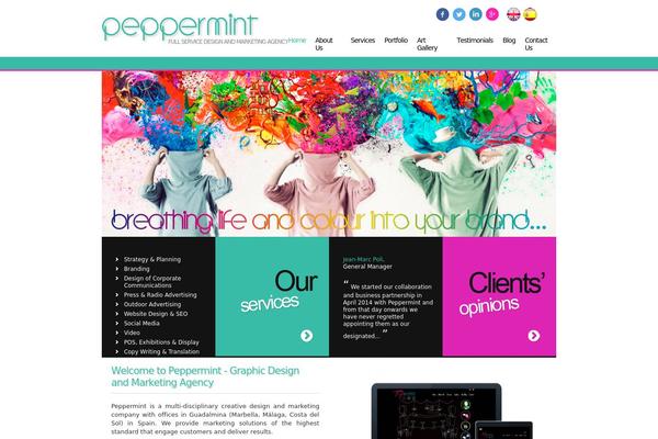 peppermintcreate.com site used Peppermint