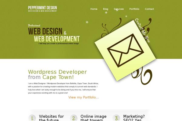 peppermintdesign.co.za site used Peppermint