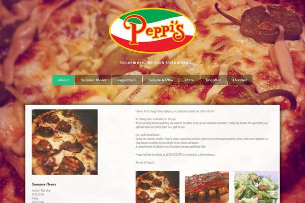 Cooks theme site design template sample