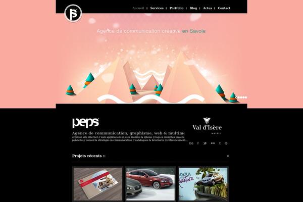 Scope theme site design template sample