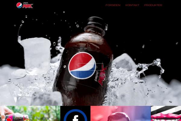 pepsimax.no site used Pepsi-max