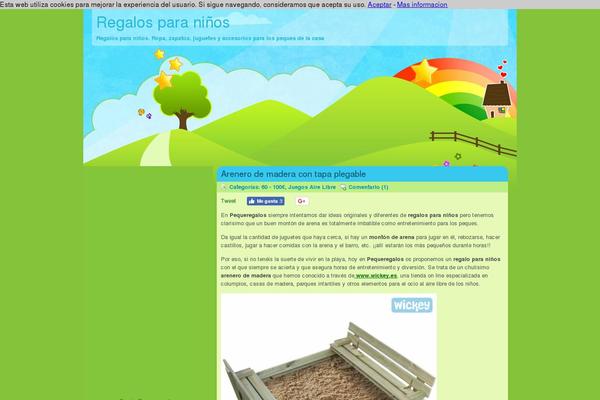 pequeregalos.com site used Bimber-child-theme