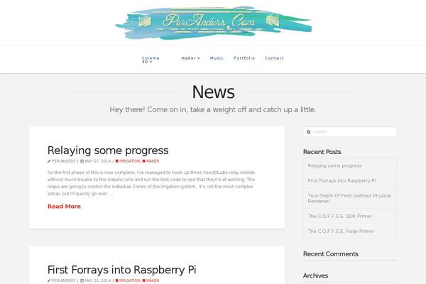 Site using Cornerstone plugin