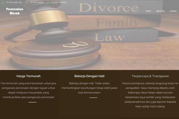 WordPress website example screenshot
