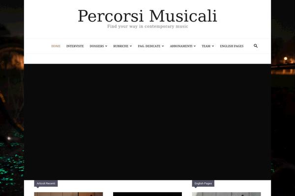 percorsimusicali.eu site used Percorsimusicali