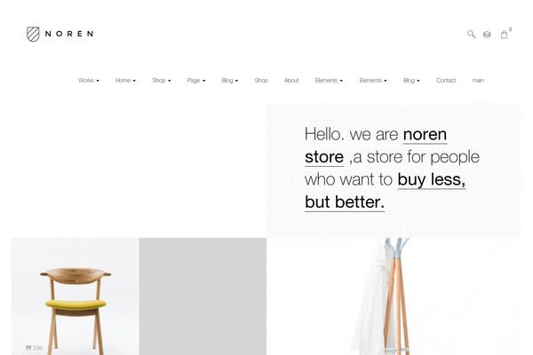 noren theme websites examples