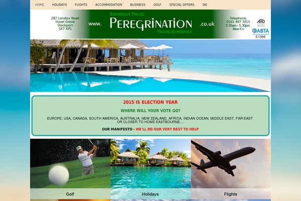 peregrination.co.uk site used Peregrination
