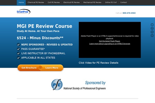 pereviewcourse.com site used JustLanded