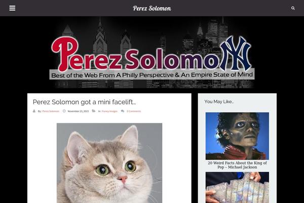 perezsolomon.com site used WpF Flaty