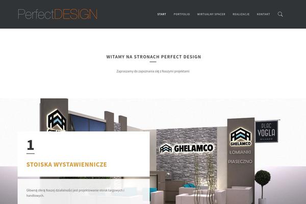 Miami theme site design template sample