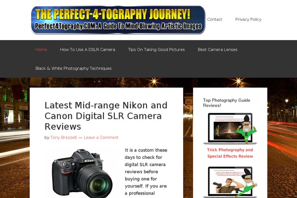 perfect4tography.com site used Keyword-pro