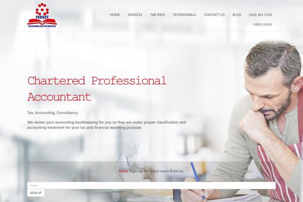 perfectaccounting.ca site used Perfect-accounting