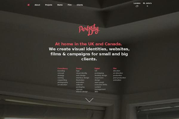 WordPress website example screenshot