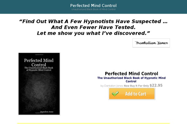 perfectedmindcontrol.com site used Kindle