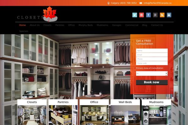 perfectfitclosets.ca site used Perfect-fit
