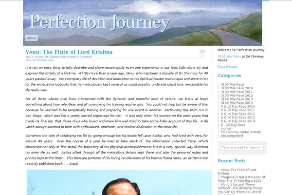 perfectionjourney.org site used Belle