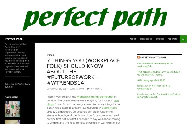 WordPress website example screenshot