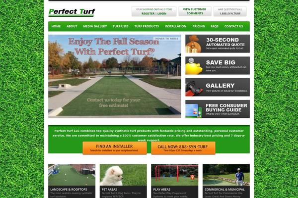 turf theme websites examples