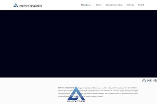 perfektdeveloper.pl site used Perfektdev