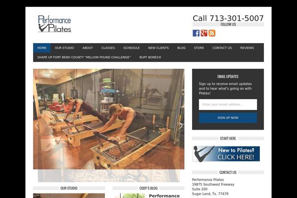 WordPress website example screenshot