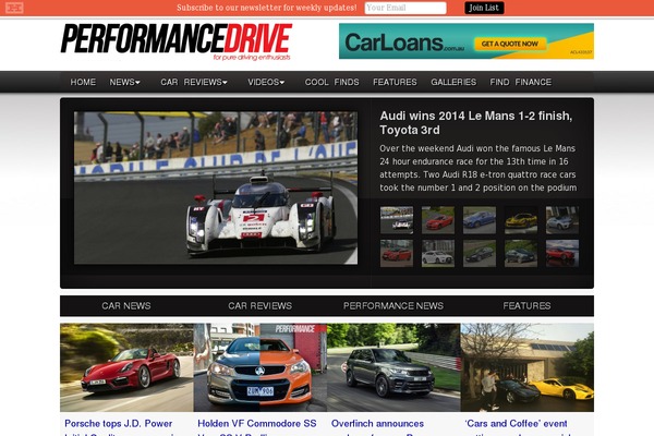 performancedrive.com.au site used Thevoice-pro