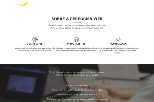 performaweb.com.br site used Wsfolio